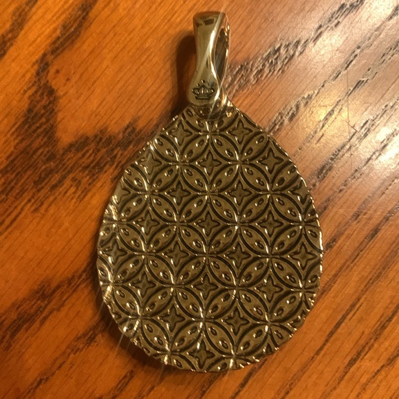 BEAUTIFUL New Premier Designs Gold Tone Pendant w/Wide Magnetic Closure Clasp - Picture 5 of 17